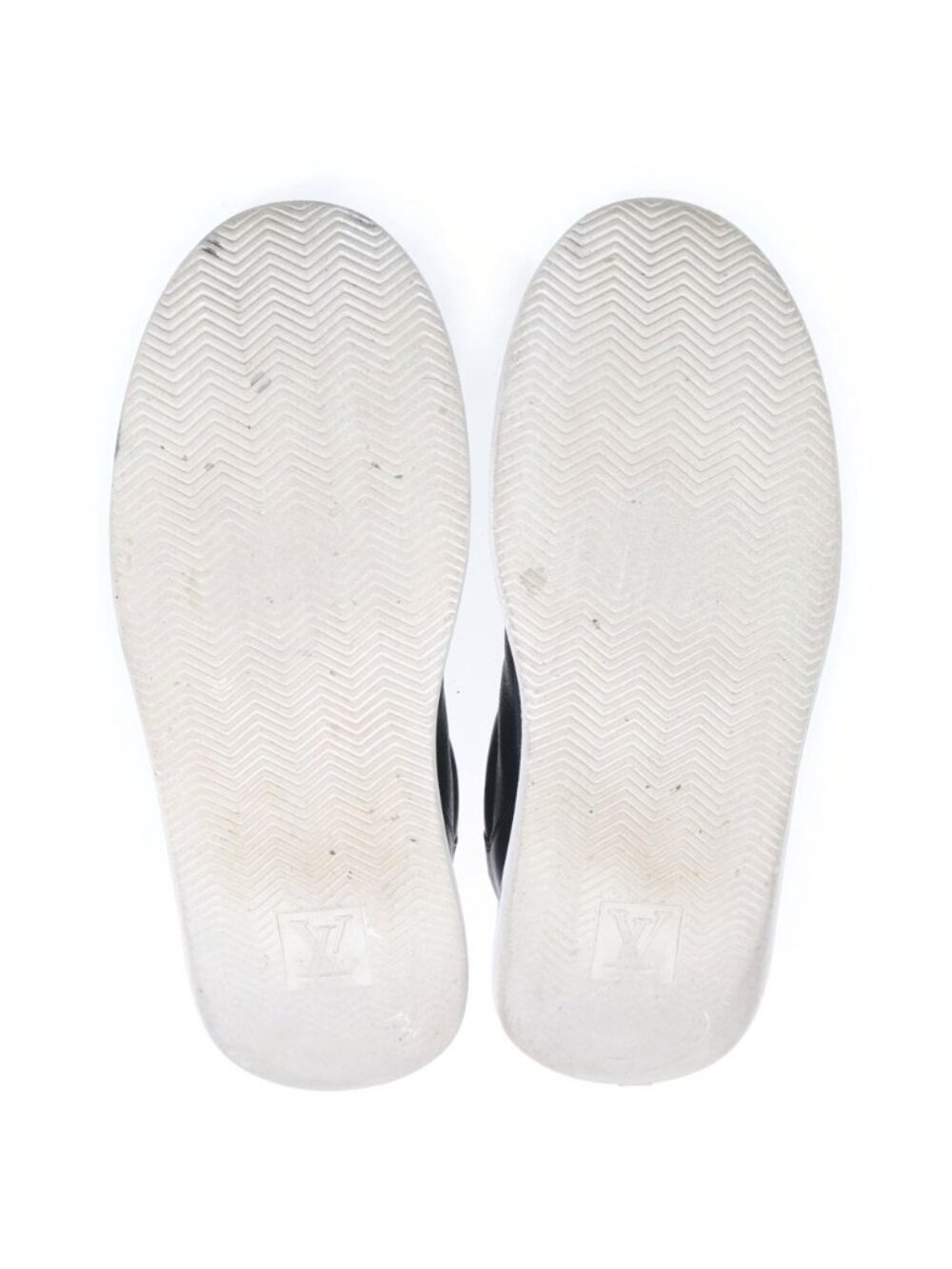 Louis Vuitton Beverly Hills Line Leather Low Cut Sneakers Black - Picture 5 of 6